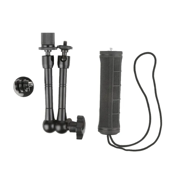 Trepied 3-in-1 pentru camere video sport (Negru)