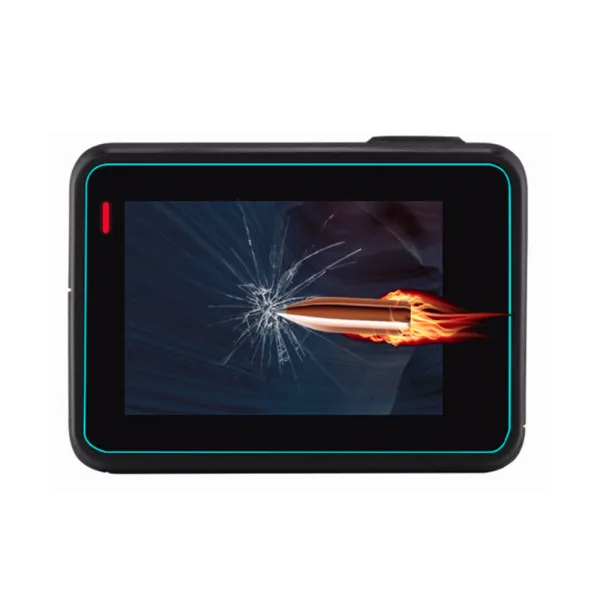 Folie protectie 2 in 1 pentru GoPro Hero 5 / 6 / 7 din sticla securizata