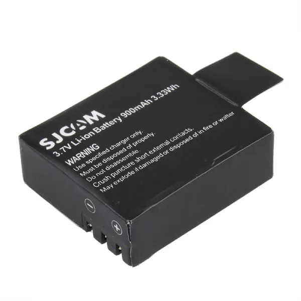 Baterie tip acumulator Li-ion SJCAM - 900mah, 3.7V (Negru)
