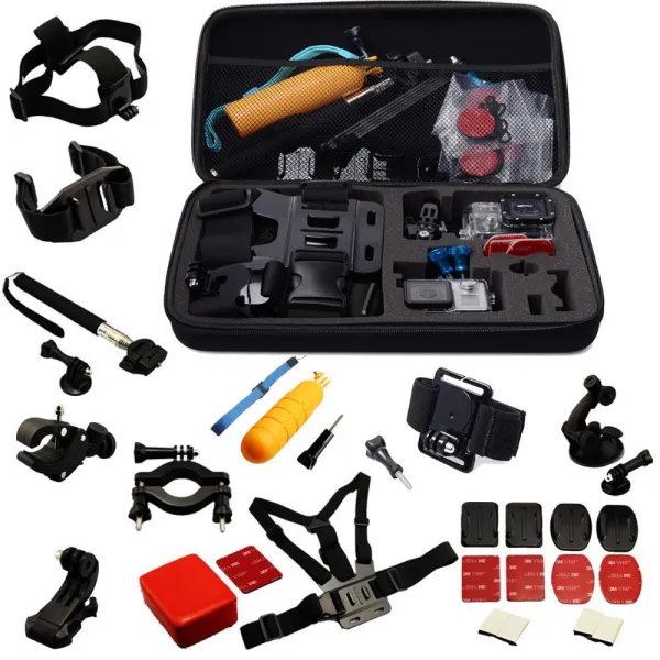 Kit accesorii 40 in 1 pentru GoPro Hero 5 / 6 / 7