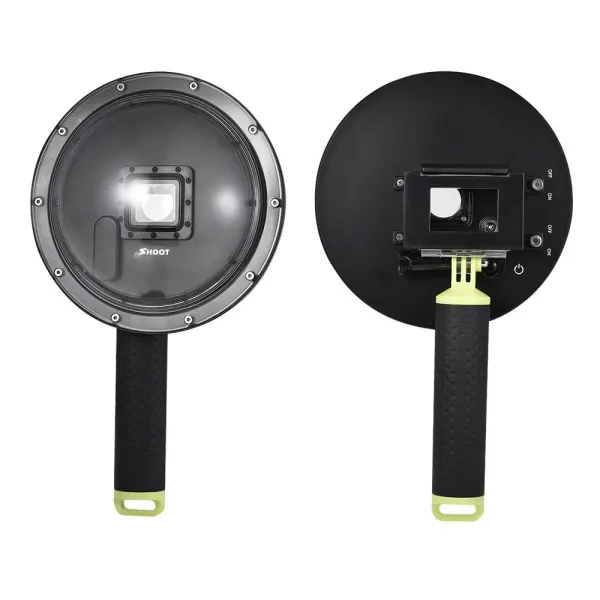 Dome pentru filmari subacvatice compatibil GoPro Hero 3, 3+ si 4 (Negru)
