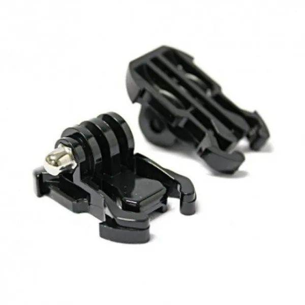 Cleme de fixare &quot;QR Buckle&quot; x 2  Widjit, cu surub pentru camere video sport (Negru)