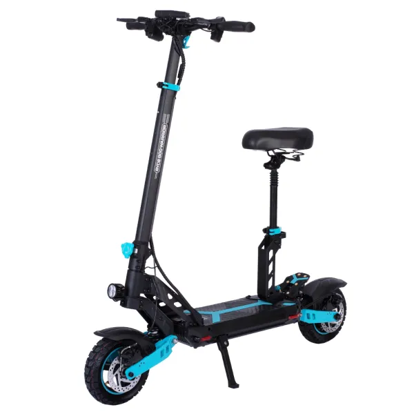 Trotineta electrica pliabila RYDE 800 Warrior cu scaun - seria 10&quot;, clasa protectie IP54, 800W/48V/18Ah viteza maxima 60Km/h, autonomie 70km