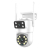 Camera de supraveghere inteligenta PTZ CCTV Dual, 6MP cu protectie IP66, NightVision, compatibila cu Tuya/SmartLife
