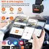 Camera auto de bord Vantrue E1, WiFi 2.7K 1440P HDR/60fps, telecomanda control vocal, Night Vision 160°, ecran 1.54&amp;quot;, GPS, G-sensor si monitorizare parcare