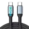 Cablu incarcare rapida Type-C, 48V 5A, 240W, impletit, pentru laptop, tableta, smartphone, 1m