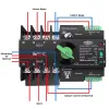 Comutator de transfer automat ATS trifazic pentru transfer retea-panouri fotovoltaice 4P, 220V 100A