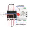Comutator de transfer automat ATS trifazic pentru transfer retea-generator 4P, 220V 63A