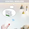 Intrerupator de perete fara fir RF 433MHz – 3 Canale, compatibil Tuya/Smart Life/Alexa/Google Home
