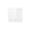 Intrerupator de perete fara fir RF 433MHz – 3 Canale, compatibil Tuya/Smart Life/Alexa/Google Home