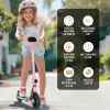 Trotineta Electrica pentru copii RYDE Twinkle L2 PRO, 130W, viteza limitata 14Km/h - viteza nelimitata 14Km/h, autonomie 8km, Roz