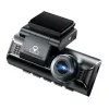 Camera auto de bord AZDOME M550 Pro cu 3 canale 4K, WiFi 5G, WDR Night Vision, 150°, ecran IPS 3.19&amp;quot;, aplicatie dedicata, G-sensor si monitorizare parcare
