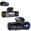 Camera auto tripla Vantrue N4 Pro fata-spate-interior, WiFi 5GHz 4K + 1080P + 1080P HDR, control vocal, Night Vision, ecran 2.45&amp;quot;, GPS, G-sensor si monitorizare parcare