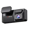 Camera auto de bord fata-spate REDTIGER F77 4K+4K, WiFi, 160o, ecran tactil 4”, GPS, memorie eMMC 128GB, comenzi vocale, mod parcare 24H