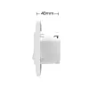 Priza de perete modulara Smart WiFi, compatibila Tuya, SmartLife, Alexa si Google Assistant