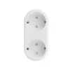 Priza inteligenta smart WiFi cu 2 intrari, monitorizare consum de energie, 16A 220V, compatibila cu Tuya / SmartLife, Alexa si Google Assistant