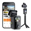 Camera auto Vantrue E360 ACE Panoramica 360o 5.2K 30 FPS, WiFi, Dual HDR, Night Vision 2.0, ecran tactil 1.54”, GPS, control vocal si monitorizare parcare