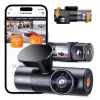 Camera auto cu 4 canale Vantrue N5 fata-spate-interior, WiFi 5GHz, 2.7K + 1080P + 1080P + 1080P, HDR + WDR, control vocal, Night Vision, ecran 3.19&amp;quot;, GPS, G-sensor si monitorizare parcare