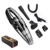 Aspirator auto de mana portabil cu acumulator, super aspiratie de inalta putere, 4000 Pa, 120W, 32000 RPM