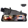 Camera auto de bord AZDOME AR09 2K+FHD, WiFi, Night Vision, 150°, ecran 9.66&amp;quot;, aplicatie dedicata, G-sensor si monitorizare parcare