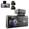 Camera auto de bord AZDOME M580 cu 3 canale 5K, WiFi 5G, WDR Night Vision, 170°, ecran IPS 4&amp;quot;, aplicatie dedicata, G-sensor si monitorizare parcare