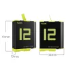 Baterie tip acumulator compatibila cu GoPro Hero 12, 11, 10, 9 - 1750 mAh