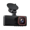 Camera auto de bord Bestsee M22 Pro cu 3 canale 1080P, Super Night Vision, 170°, ecran 2.35&amp;quot;, G-sensor si monitorizare parcare