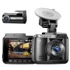 Camera auto de bord fata-spate, AZDOME GS63 Pro 4K + 2.5K, WiFi, Night Vision + WDR, 170°, GPS, aplicatie dedicata, Senzor-G si monitorizare parcare