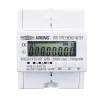 Sistem 2 in 1 - contor monofazat si siguranta SMART WiFi 60A, 90-300V, compatibil Tuya / Smart Life