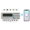 Contor trifazat inteligent WiFi pentru monitorizare energie electrica 110V 220V 50/60Hz, compatibil cu Tuya / Smartlife
