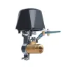 Electrovalva cu colier ajustabil (1/4 - 1) pentru tevi de gaz/apa cu actionare automata WiFi si telecomanda, compatibil Tuya/Smartlife