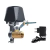 Electrovalva cu colier ajustabil (1/4 - 1) pentru tevi de gaz/apa cu actionare automata WiFi si telecomanda, compatibil Tuya/Smartlife