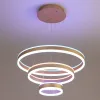Aplica cu trei niveluri, 120W, lumina calda, rece si RGBl WiFi, compatibila Tuya, Smartlife, Alexa, Google Assistant
