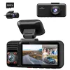 Camera auto de bord cu 3 canale REDTIGER F175G 4K+1080P+1080P, WiFi, Night Vision, 150°, ecran 3.16&amp;quot;, GPS, aplicatie dedicata, G-sensor si monitorizare parcare