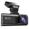 Camera auto de bord fata-spate REDTIGER F7N 4K+FHD, WiFi, Night Vision, 170°, ecran IPS 3.18&amp;quot;, GPS, aplicatie dedicata, G-sensor si monitorizare parcare