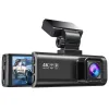 Camera auto de bord fata-spate REDTIGER F7N 4K+FHD, WiFi, Night Vision, 170°, ecran IPS 3.18&amp;quot;, GPS, aplicatie dedicata, G-sensor si monitorizare parcare