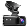 Camera auto de bord fata-spate REDTIGER F7NP 4K+FHD, WiFi, Night Vision, 170°, ecran IPS 3.18&amp;quot;, GPS, aplicatie dedicata, G-sensor si monitorizare parcare