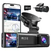 Camera auto de bord fata-spate REDTIGER F7NP 4K+FHD, WiFi, Night Vision, 170°, ecran IPS 3.18&amp;quot;, GPS, aplicatie dedicata, G-sensor si monitorizare parcare