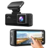 Camera auto de bord REDTIGER F8 4K, WiFi 5G, Night Vision, 160°, ecran tactil 3.18&amp;quot;, GPS, aplicatie dedicata, G-sensor si monitorizare parcare