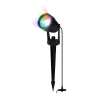 Set 9 lampi ambientale inteligente TUYA LED RGB pentru gradina, 5500-7500lm, 9.3W * 9 LED spots, Output 84W