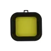 Filtru colorat pentru filmari subacvatice compatibil Gopro hero 3+ / 4, SJCAM (Galben)