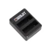 Incarcator dublu Widjit pentru baterii GoPro Hero 4 (Negru)