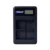 Incarcator dual Widjit pentru baterii EN-EL15, DSLR Nikon (Negru)