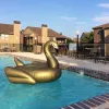 Saltea gonflabila mare - Gold Swan (Auriu)