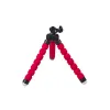Mini trepied flexibil cu picioare puternice si filet universal (Rosu)