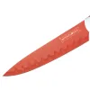 Cutit de bucatarie cu lama antiaderenta, Royalty Line (Rosu)