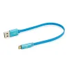 flatOUT LED cablu micro USB reversibil EZTIP™ (Albastru, 25 cm)