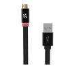 flatOUT LED cablu micro USB reversibil EZTIP™ (Negru, 1m)