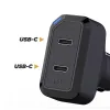 Incarcator auto dual StrikeDrive 3.0 18W USB-C