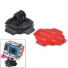 Sistem de prindere pentru casca cu unghi de 360 grade Widjit pentru camere video sport (Negru)